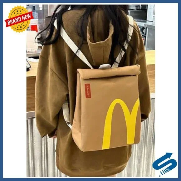 Large Canvas Backpack with Adjustable Straps for Travel Work - Picture 5 of 8